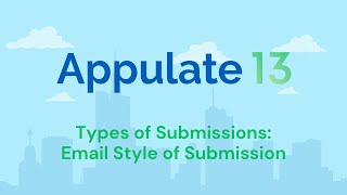 Email style of submission - Appulate Premium