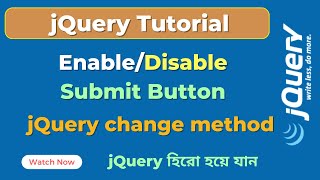 Enable or Disable the Submit Button with jQuery Like a Pro! | jQuery Tutorial | SoftAll