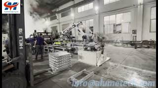 Robot Aluminum Ingot Palletizing