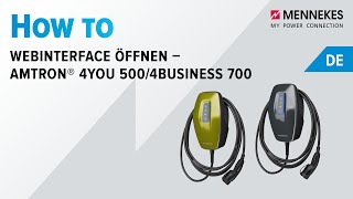 How To Konfigurationsoberfläche Öffnen Amtron 4You 500 Und Amtron 4Business 700