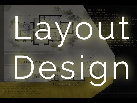 Architecture Layout Design | Photoshop