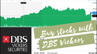 How to buy stocks on DBS Vickers Securities