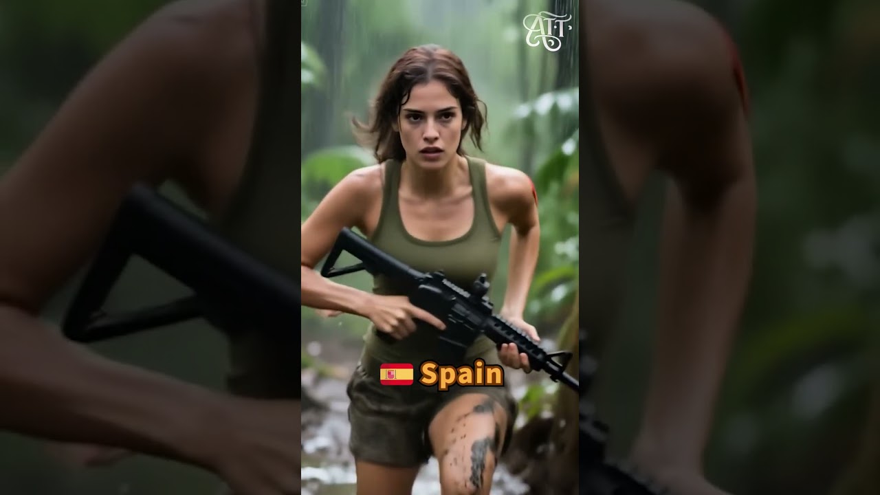 Stunning Jungle Female Soldiers run ep03 