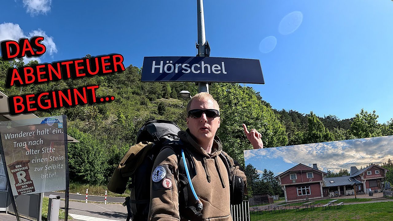 169 Km zu Fuß: Die ersten Kilometer auf dem Rennsteig