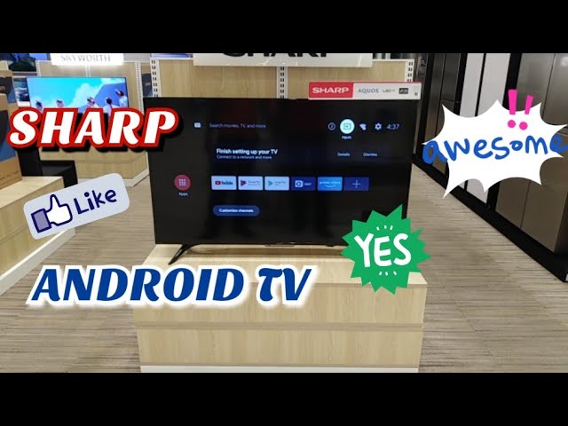 Sharp Android Tv| 4T-C50Bk1X| 4K Ultra Hd| With Google Assistant| Hdr And  Dolby Audio| Japan Tech - Youtube