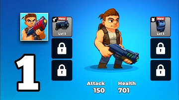 Mr Autofire - Gameplay Walkthrough part 1 - First stage (iOS, Android)