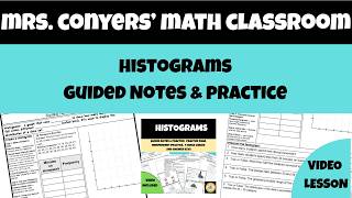 Histograms Guided Notes & Practice Video
