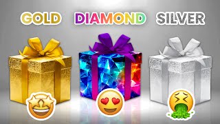 Choose Your Gift 🎁 Gold Diamond or Silver ⭐💎🤍