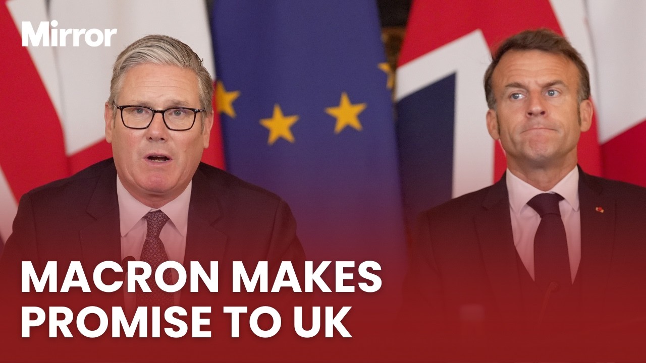 President Macron joins Starmer in Downing Street for UK France Summit