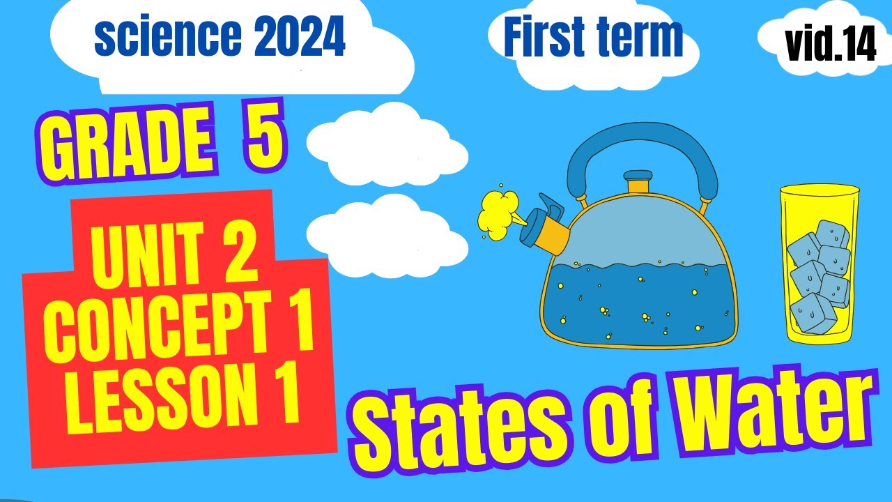 Science/Grade 5 /Unit2 /Concept 1/lesson 1/States of Water/2024/First