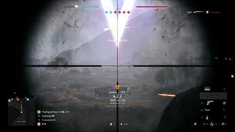 Battlefield V (PS4): incredibly lucky sniper shot (24-Apr-2019) [TCE #0260]