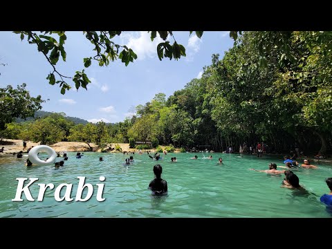 【태국】크라비, 섬투어, 에메랄드풀, 블루풀, 온천폭포, 크라비타운