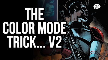 The Color Mode Trick v2: a Photoshop comic coloring tutorial!