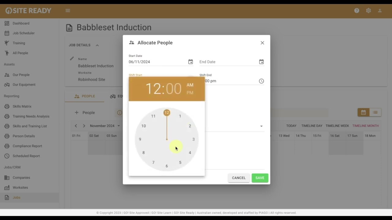 GO! Site Ready Configuration:  Companies and Worksites