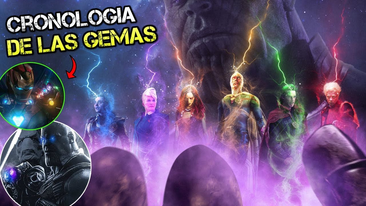 CRONOLOGIA de las GEMAS del INFINITO donde podran VIAJAR en AVENGERS