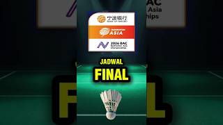JADWAL FINAL BADMINTON ASIA CHAMPIONSHIP 2026 #badminton #badmintonasia #bulutangkis #bwf #shorts