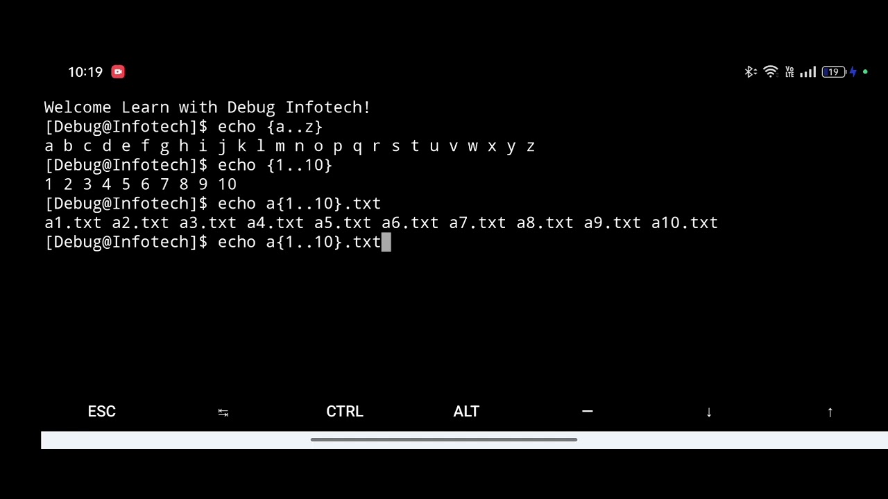 Fun with echo command in Linux - YouTube