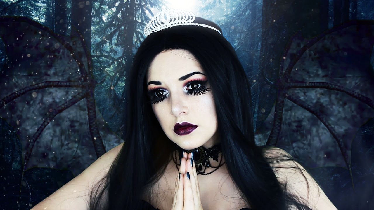 DARK FALLEN ANGEL | Halloween Makeup Tutorial | Cherry Wallis - YouTube