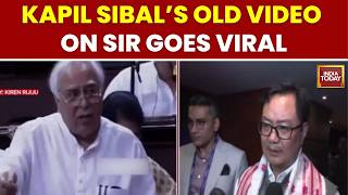 Full Kapil Sibal Viral SIR Video: 2013 Voter Deletion Speech Resurfaces | Rijiju’s Dig At Congress | BJP News