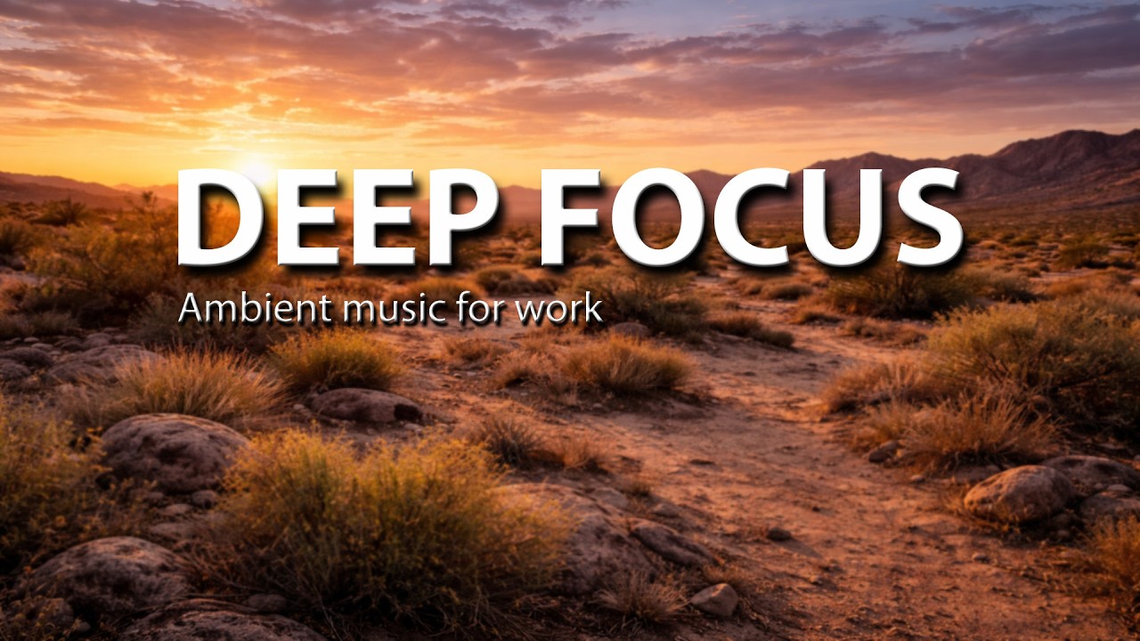 Deep Focus 2H | Minimal Guitar Ambient for Focus & Reading