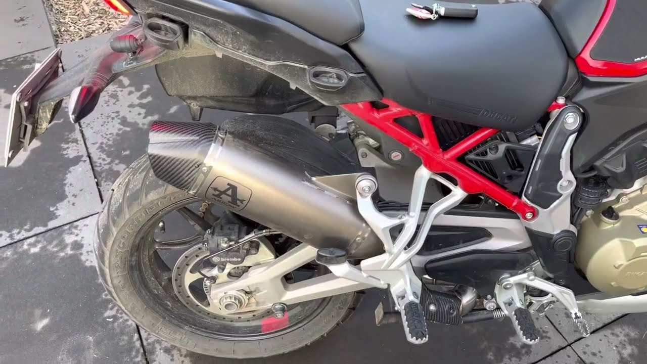 Ducati Multistrada v4s decat and arrow VELOCE TITANIUM exhaust