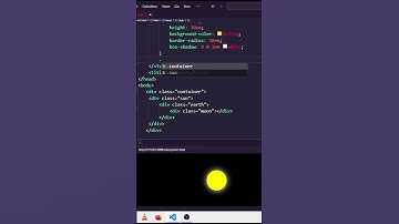 Solar System Design With HTML #shorts
