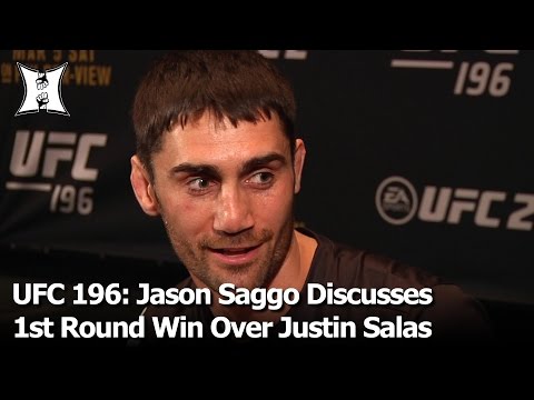 UFC 196: Jason Saggo Discusses 1st Round Win Over Justin Salas