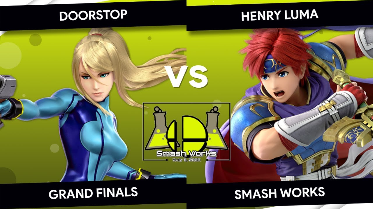 Smash Works - Doorstop (Zero Suit Samus) [ W ] vs HENRY LUMA (Roy) [ L ...