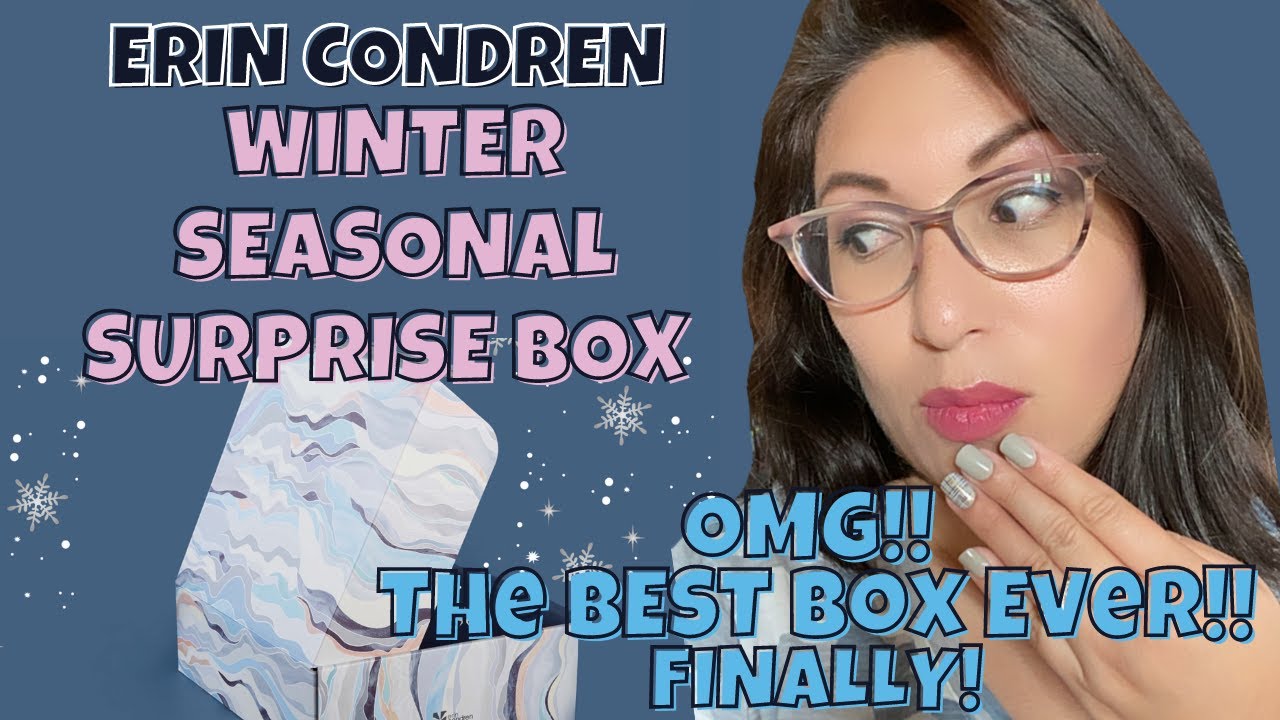 NEW! UNBOXING THE 2020 WINTER SEASONAL SURPRISE BOX | ERIN CONDREN 