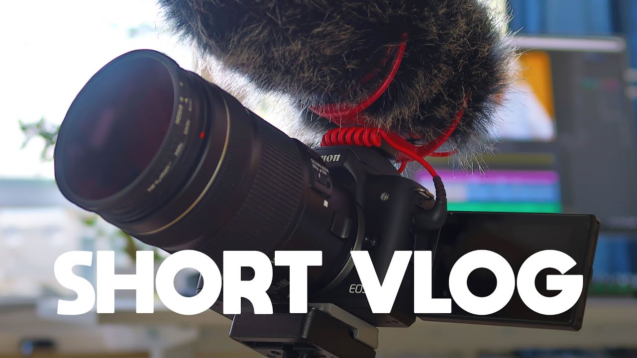 Vlog Setup met Canon EOS M50 EFS 18135mm en Rode VideoMic Go SHORT