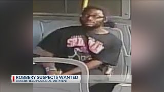 Bakersfield police investigate GET bus robbery, seek 2 suspects