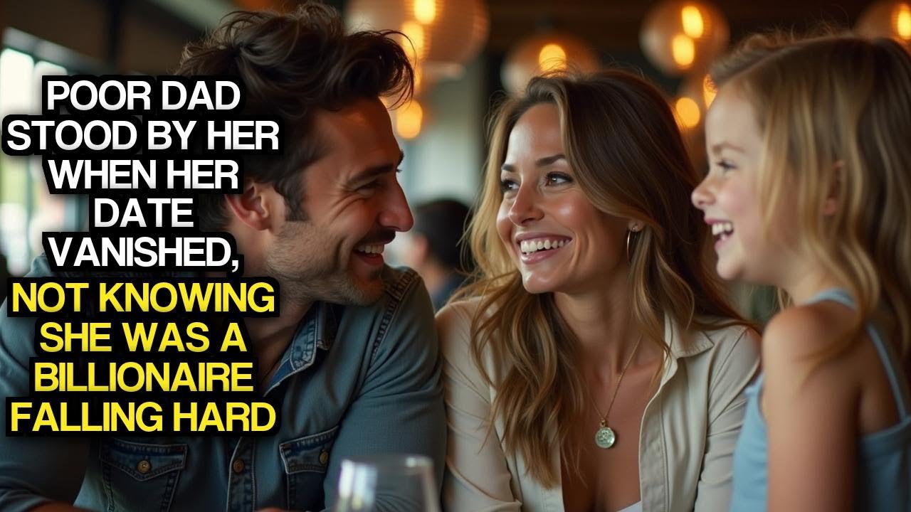 Poor Dad Stood By Her When Her Date Vanished, Not Knowing She Was A Billionaire Falling Hard