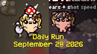 Isaac Daily Run - September 28 2026 @goldenfoxy2604
