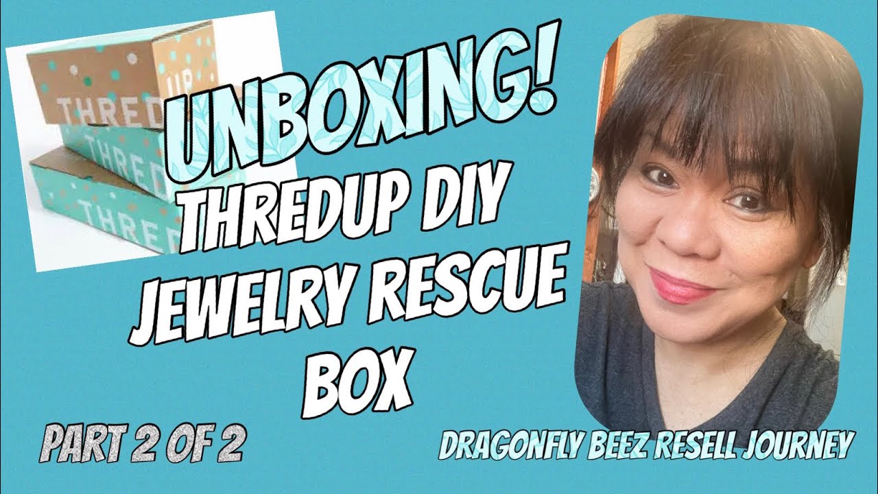ThredUP 5lb DIY Jewelry rescue box 📦 UNBOXING - Part 2 of 2 - YouTube