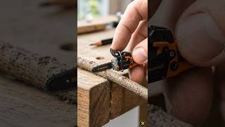 This Tiny Chainsaw Actually Works🔥 | MachinoX #shorts #woodworking