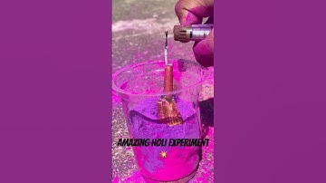 Amazing Holi Experiment 💥| Fireworks | Holi Colour | #experiment #shorts #fireworks #holi