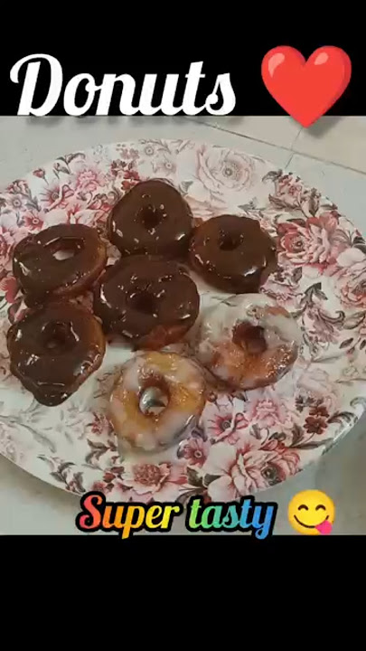 'Eggless Donut Recipe 🍩 Simple & Tasty'