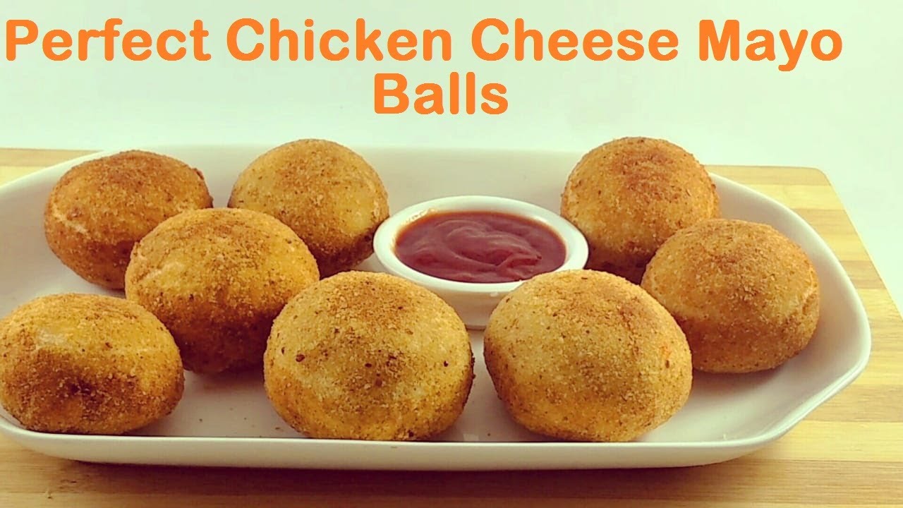 Bread Balls | Mayo Chicken Balls | Chicken Bread Balls | Chicken Cheese ...