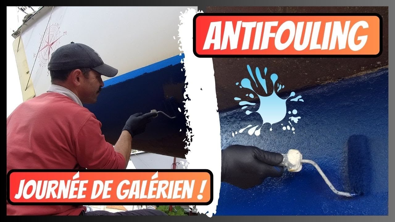 VOILIER: FAIRE L'ANTIFOULING et se mettre minable !