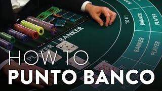 Tutorial: Punto Banco (Deutsch)