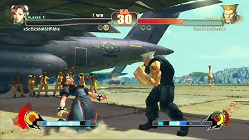 GeoM MoDInside (Guile) vs xSoSickNASHFANx (Chun Li) 04