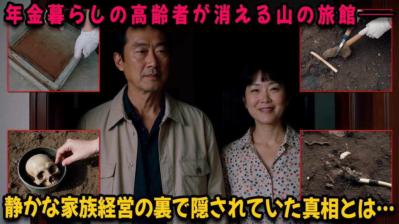 年金暮らしの高齢者が消える山の旅館── 静かな家族経営の裏で隠されていた真相とは…