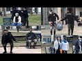 レシオ！ - Secretly filming strangers| placing jacket on people| joker pranks latest 2023