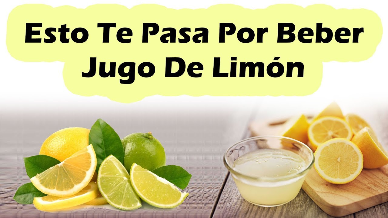 Tomar jugo de limon es malo Tomar jugo de limon es malo