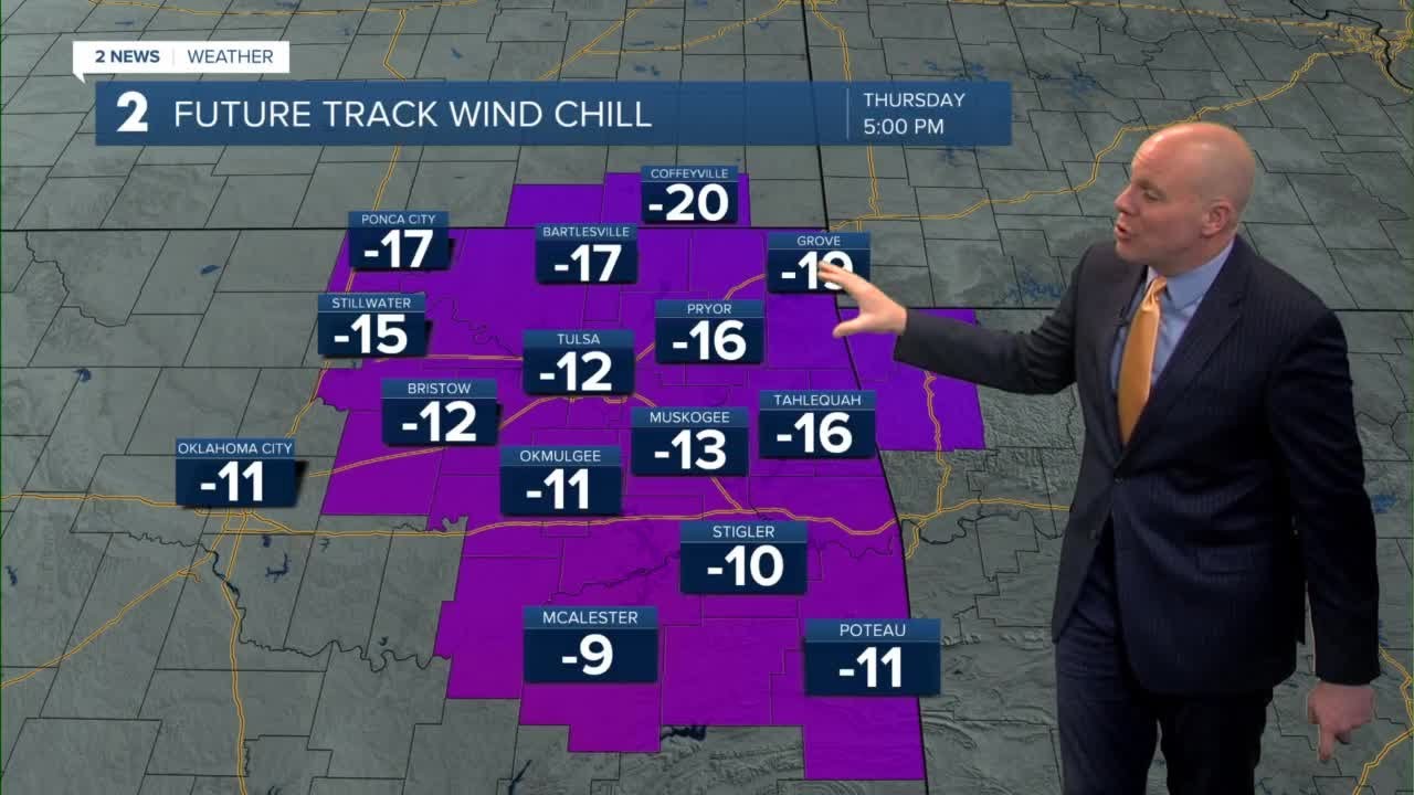 Dangerous temperatures and wind chills arrive Thursday - YouTube