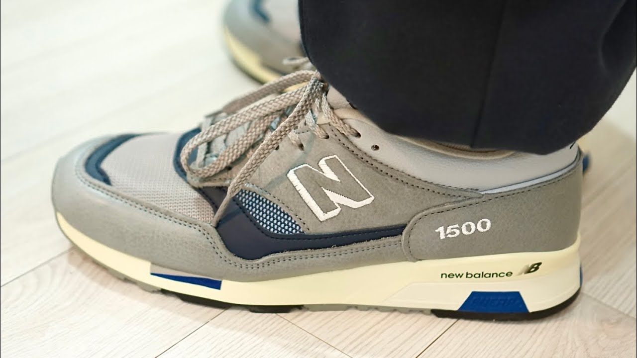 Balance 1500 Made UK 40th Anniversary Grey Blue - YouTube