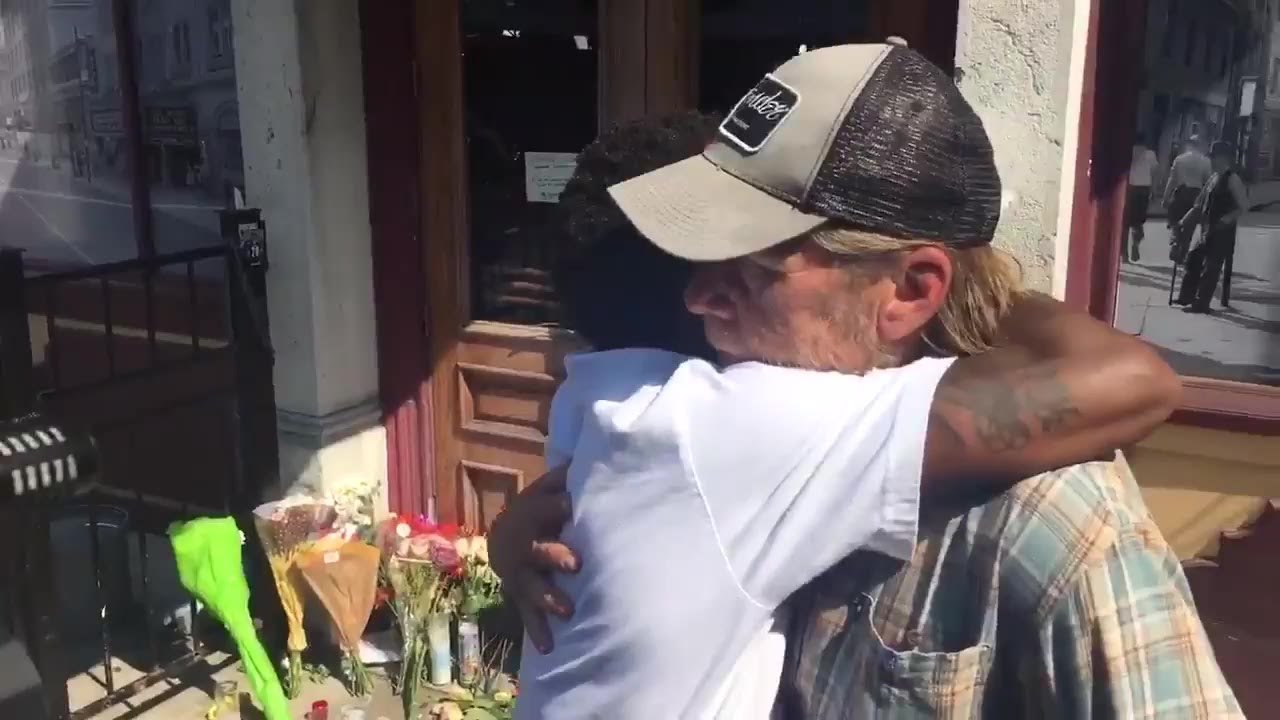 VIDEO: Argument in the Oregon District turns into a hug