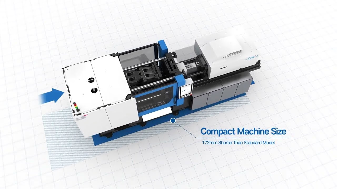 LS Mtron theOne* E high speed all-electric Injection Molding Machine 120 to 390 US tons