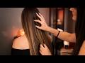 ASMR ✨ Soft & Sleepy Hair Play & Gentle Touch for Deep Relaxation (No Talking, Real Person)