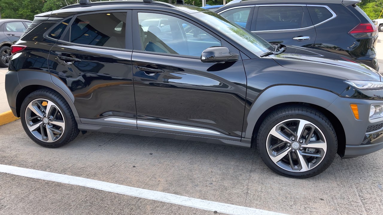 2021 Hyundai Kona Ultimate in Ultra Black